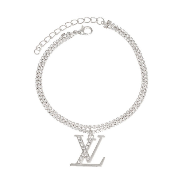 Iced Chain Anklets - Picture 2 of 3